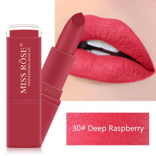 Load image into Gallery viewer, MISS ROSE 12 Colors Matte Nude Pink Makeup Long Lasting Lipstick Waterproof Lips Make up Cosmetic Not Fade Lip Balm TSLM2