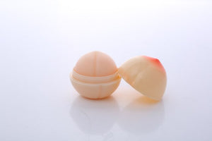 1pc Romantic Bear New Cute Makeup Peach Shape Moisturizer Nutritious Lip Balm Long Lasting Lips Care Brand Lipstick Balm