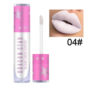 Brand Stars Matte Lipstick Makeup Waterproof Women Lipstick Cosmetics Liquid Lip Gloss Red Velvet Lip Stick Long Lasting Beauty