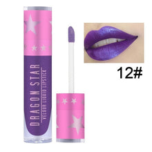 Load image into Gallery viewer, Brand Stars Matte Lipstick Makeup Waterproof Women Lipstick Cosmetics Liquid Lip Gloss Red Velvet Lip Stick Long Lasting Beauty