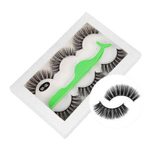 Load image into Gallery viewer, False Eyelashes Natural Long Thick Fake Eye Lashes Extension Makeup Handmade Eyelash Set with Tweezers