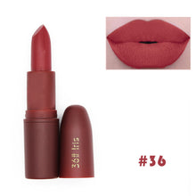 Load image into Gallery viewer, New Lipstick Matte Waterproof Velvet Lip Stick 7 Colors Sexy Red Brown Pigments Makeup Matte Lipsticks Beauty Lips Make Up TSLM1