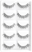 Load image into Gallery viewer, CLOTHOBEAUTY 5 Pairs False Eyelashes,Wispy EyeLashes Extension Handmade Natural Soft Invisible Band,Long Thick Reusable Makeup