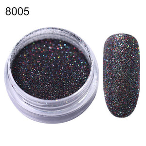 BORN PRETTY Galaxy Holographic Nail Glitter Laser Holo Nail Sequins Paillettes Pigment Powder Nail Art Dust 0.2g 0.5g Optional