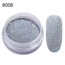 Load image into Gallery viewer, BORN PRETTY Galaxy Holographic Nail Glitter Laser Holo Nail Sequins Paillettes Pigment Powder Nail Art Dust 0.2g 0.5g Optional