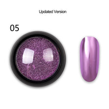 Load image into Gallery viewer, Born Queen Super Shine Nail Glitters Mirror Titanium Powder Rose Gold Silver Metallic Manicure Nail Art Chrome Dust Decoration