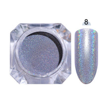 Load image into Gallery viewer, BORN PRETTY Galaxy Holographic Nail Glitter Laser Holo Nail Sequins Paillettes Pigment Powder Nail Art Dust 0.2g 0.5g Optional