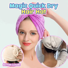 Load image into Gallery viewer, Magic Quick Dry Hair Hat Women Bathroom Super Absorbent Microfiber Bath Towel Hair Dry Cap Drop Shipping