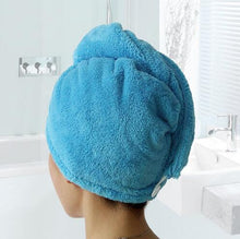 Load image into Gallery viewer, Magic Quick Dry Hair Hat Women Bathroom Super Absorbent Microfiber Bath Towel Hair Dry Cap Drop Shipping