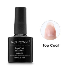 Load image into Gallery viewer, ROHWXY 15ml Uv Gel Nail Polish Top Uv Led Gel Nail Art Varnish Hybrid Soak Off Gel Lacquer Lucky Nail Paint Gel Polish Gellak