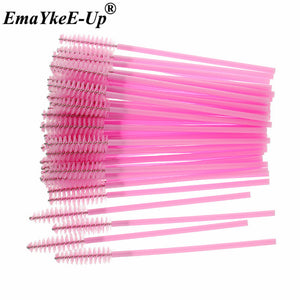 50pcs Women's Fashion Eyelashes Brushes Mascara Wands Disposable Makeup Brushes Crystal Eyebrow/Eyelash/Mascara eye Lashes Brush