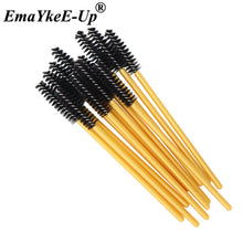 Load image into Gallery viewer, 50pcs Women&#39;s Fashion Eyelashes Brushes Mascara Wands Disposable Makeup Brushes Crystal Eyebrow/Eyelash/Mascara eye Lashes Brush