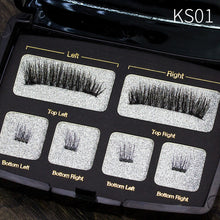 Load image into Gallery viewer, Magnetic Eyelashes Handmade Natural False Eyelash with Custom Packaging Makeup Tool Box Acrylic Magnet Lashes SCT06