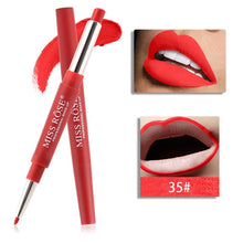 Load image into Gallery viewer, Professional Makeup Double-end Liplipstick Pencil Waterproof Long Lasting Tint Sexy Red Lip Velvet Matte Liner Pen Lipstick Set