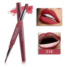 Load image into Gallery viewer, Professional Makeup Double-end Liplipstick Pencil Waterproof Long Lasting Tint Sexy Red Lip Velvet Matte Liner Pen Lipstick Set