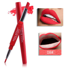 Load image into Gallery viewer, Professional Makeup Double-end Liplipstick Pencil Waterproof Long Lasting Tint Sexy Red Lip Velvet Matte Liner Pen Lipstick Set