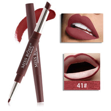 Load image into Gallery viewer, Professional Makeup Double-end Liplipstick Pencil Waterproof Long Lasting Tint Sexy Red Lip Velvet Matte Liner Pen Lipstick Set