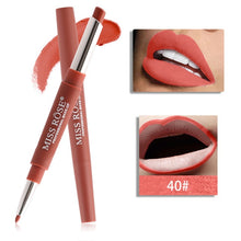 Load image into Gallery viewer, Professional Makeup Double-end Liplipstick Pencil Waterproof Long Lasting Tint Sexy Red Lip Velvet Matte Liner Pen Lipstick Set