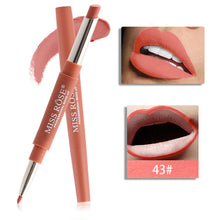 Load image into Gallery viewer, Professional Makeup Double-end Liplipstick Pencil Waterproof Long Lasting Tint Sexy Red Lip Velvet Matte Liner Pen Lipstick Set