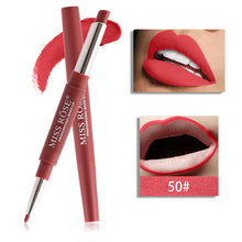 Load image into Gallery viewer, Professional Makeup Double-end Liplipstick Pencil Waterproof Long Lasting Tint Sexy Red Lip Velvet Matte Liner Pen Lipstick Set