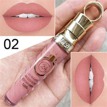 Load image into Gallery viewer, Makeup Lips Matte Liquid Lipstick Long Lasting Waterproof Sexy Pigment Nude Matte Shimmer Style Lip Gloss Luxury Makeup Cosmetic