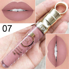 Load image into Gallery viewer, Makeup Lips Matte Liquid Lipstick Long Lasting Waterproof Sexy Pigment Nude Matte Shimmer Style Lip Gloss Luxury Makeup Cosmetic