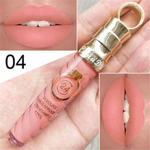 Load image into Gallery viewer, Makeup Lips Matte Liquid Lipstick Long Lasting Waterproof Sexy Pigment Nude Matte Shimmer Style Lip Gloss Luxury Makeup Cosmetic