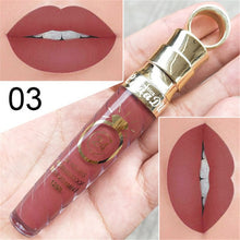 Load image into Gallery viewer, Makeup Lips Matte Liquid Lipstick Long Lasting Waterproof Sexy Pigment Nude Matte Shimmer Style Lip Gloss Luxury Makeup Cosmetic