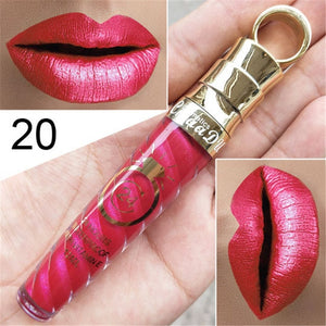 Makeup Lips Matte Liquid Lipstick Long Lasting Waterproof Sexy Pigment Nude Matte Shimmer Style Lip Gloss Luxury Makeup Cosmetic