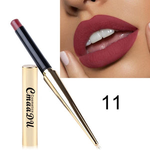 Makeup Lips Matte Liquid Lipstick Long Lasting Waterproof Sexy Pigment Nude Matte Shimmer Style Lip Gloss Luxury Makeup Cosmetic