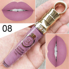 Load image into Gallery viewer, Makeup Lips Matte Liquid Lipstick Long Lasting Waterproof Sexy Pigment Nude Matte Shimmer Style Lip Gloss Luxury Makeup Cosmetic