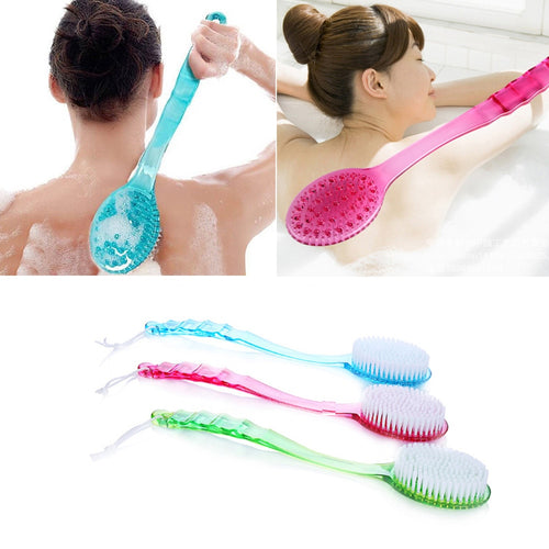 1Pcs Bathing Brush Skin Massage Health Care Body Bath Shower Back Brush Rubbing With Long Handle Massage Cleaner Bath Shower