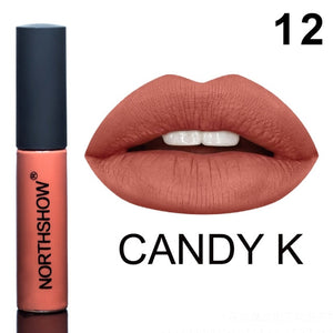 1 Pcs Matte Lipstick Waterproof Nude Velvet Liquid Lipstick Smooth High Pigmented Lip Glaze Hot Women Girl Lipgloss Makeup Mdf