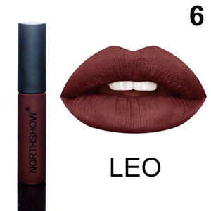 1 Pcs Matte Lipstick Waterproof Nude Velvet Liquid Lipstick Smooth High Pigmented Lip Glaze Hot Women Girl Lipgloss Makeup Mdf