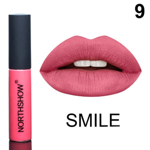 1 Pcs Matte Lipstick Waterproof Nude Velvet Liquid Lipstick Smooth High Pigmented Lip Glaze Hot Women Girl Lipgloss Makeup Mdf