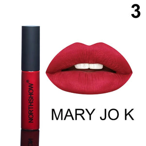 1 Pcs Matte Lipstick Waterproof Nude Velvet Liquid Lipstick Smooth High Pigmented Lip Glaze Hot Women Girl Lipgloss Makeup Mdf