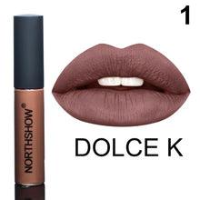 Load image into Gallery viewer, 1 Pcs Matte Lipstick Waterproof Nude Velvet Liquid Lipstick Smooth High Pigmented Lip Glaze Hot Women Girl Lipgloss Makeup Mdf