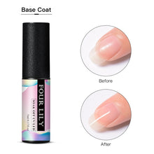 Load image into Gallery viewer, FOUR LILY Matte Gel Nail Polish UV Gel Nail Polish Matte Top Coat Soak Off Varnish Nail Art Lacquer Semi Permanent Manicure Gel