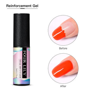 FOUR LILY Matte Gel Nail Polish UV Gel Nail Polish Matte Top Coat Soak Off Varnish Nail Art Lacquer Semi Permanent Manicure Gel