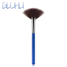 Load image into Gallery viewer, Beauty meakup 1PC highlight fan brush Shape Beauty Cosmetic Blending Highlighter Contour Face Makeup pinceaux maquillage