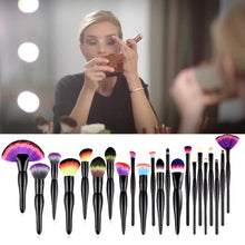 Load image into Gallery viewer, Beauty meakup 2 Pcs Makeup Brush Set Eye Shadow Brush Cosmetics Blending Brush Tool brochas de maquillaje de alta calidad