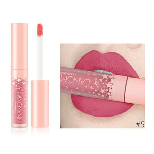 2019 Beaty meakup Fashion Lipstick Cosmetics Women Sexy Waterproof Lips Matte Lasting Lip Gloss  labial de mod 0.6