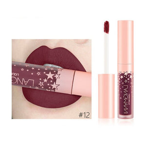 2019 Beaty meakup Fashion Lipstick Cosmetics Women Sexy Waterproof Lips Matte Lasting Lip Gloss  labial de mod 0.6