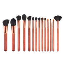 Load image into Gallery viewer, Beauty meakup 14PCS Red Wooden Cosmetic Makeup Brush Foundation Powder Eyeshadow Brush pennelli trucco