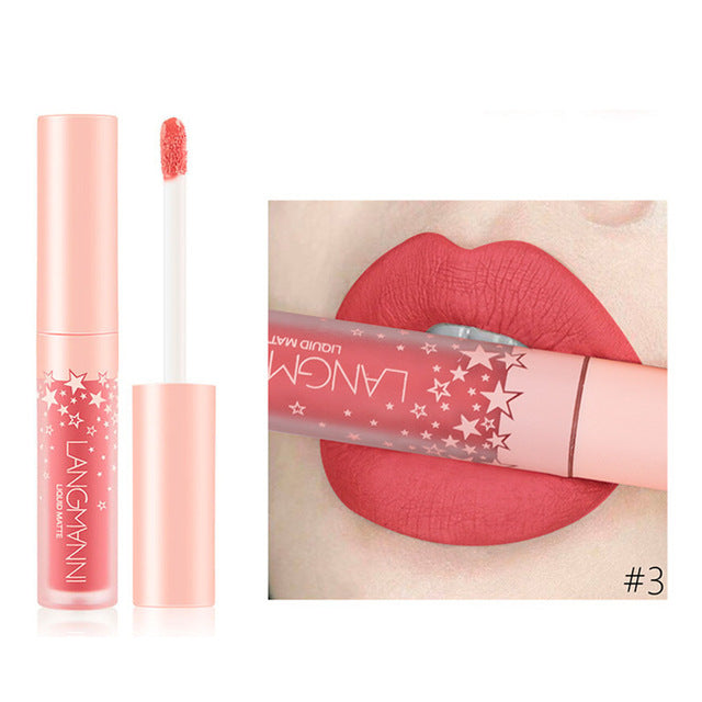 2019 Beaty meakup Fashion Lipstick Cosmetics Women Sexy Waterproof Lips Matte Lasting Lip Gloss  labial de mod