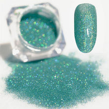 Load image into Gallery viewer, BORN PRETTY Galaxy Holographic Nail Glitter Laser Holo Nail Sequins Paillettes Pigment Powder Nail Art Dust 0.2g 0.5g Optional