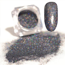 Load image into Gallery viewer, BORN PRETTY Galaxy Holographic Nail Glitter Laser Holo Nail Sequins Paillettes Pigment Powder Nail Art Dust 0.2g 0.5g Optional