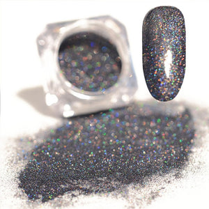 BORN PRETTY Galaxy Holographic Nail Glitter Laser Holo Nail Sequins Paillettes Pigment Powder Nail Art Dust 0.2g 0.5g Optional