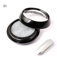 Load image into Gallery viewer, Born Queen Super Shine Nail Glitters Mirror Titanium Powder Rose Gold Silver Metallic Manicure Nail Art Chrome Dust Decoration