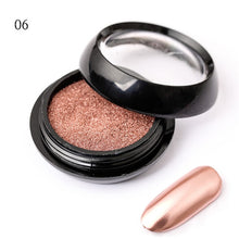 Load image into Gallery viewer, Born Queen Super Shine Nail Glitters Mirror Titanium Powder Rose Gold Silver Metallic Manicure Nail Art Chrome Dust Decoration